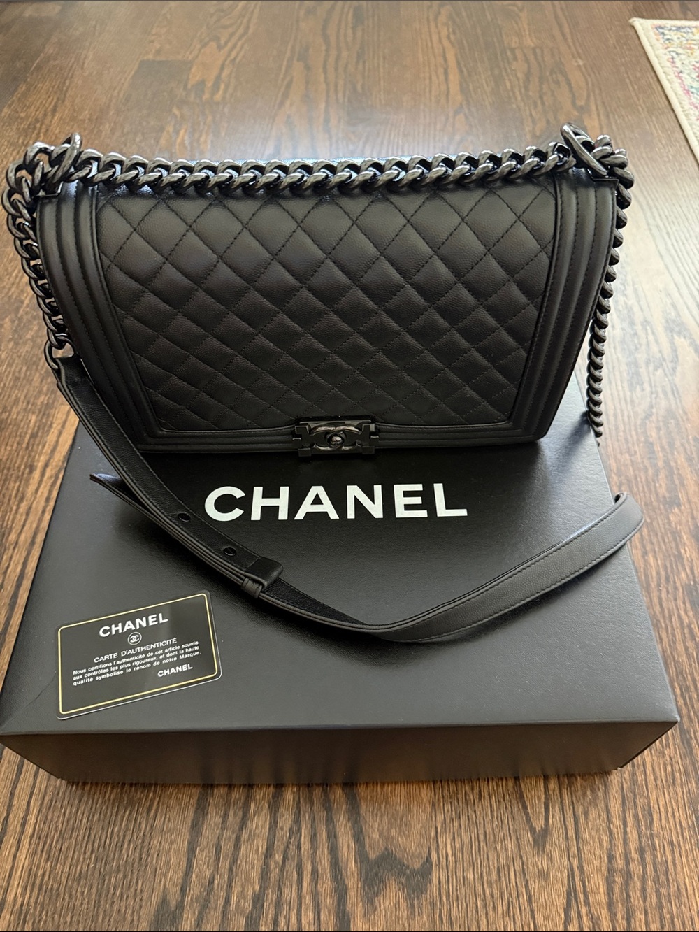 CHANEL So Black Boy Bag